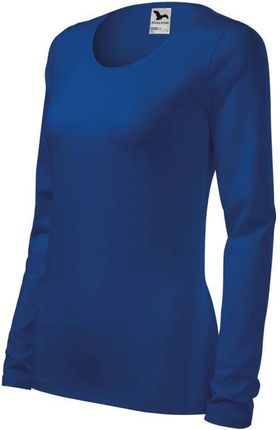 Koszulka z długim rękawem damska longsleeve chabrowa SLIM 139