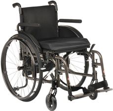 Vitea Care Wózek Inwalidzki Flexi Light Kolor Czarny 40cm (Ppw11040)