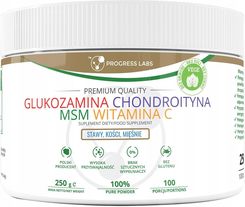 Progress Labs Glukozamina Wege Chondroityna Msm Witamina C 250g