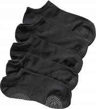 Zdjęcie Stopki Abs Antypoślizgowe Damskie Skarpetki Bambusowe Czarne 5-PAR 35-38 - Krzywiń