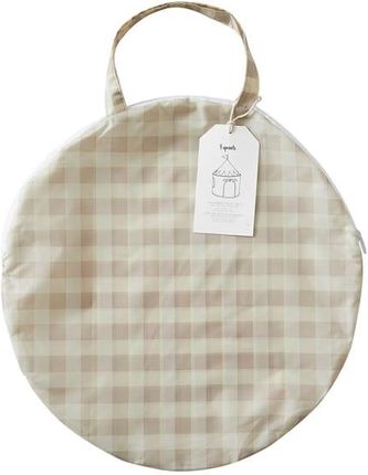 3 Sprouts Namiot Dla Dzieci Recycled Gingham Beige - zdjęcie 4