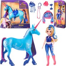 Spin Master Unicorn Academy Zestaw Lalka Isabel 24 cm i Jednorożec River + akcesoria