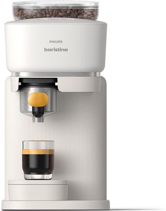 PHILIPS Baristina BAR300/03 Mleczna biel, Portafilter Żółte Mango