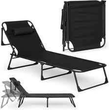 Zdjęcie Multi Garden Leżak Wędkarski Ogrodowy Leżanka Składany Z Poduszką Czarny Multigarden 3805 - Myślenice