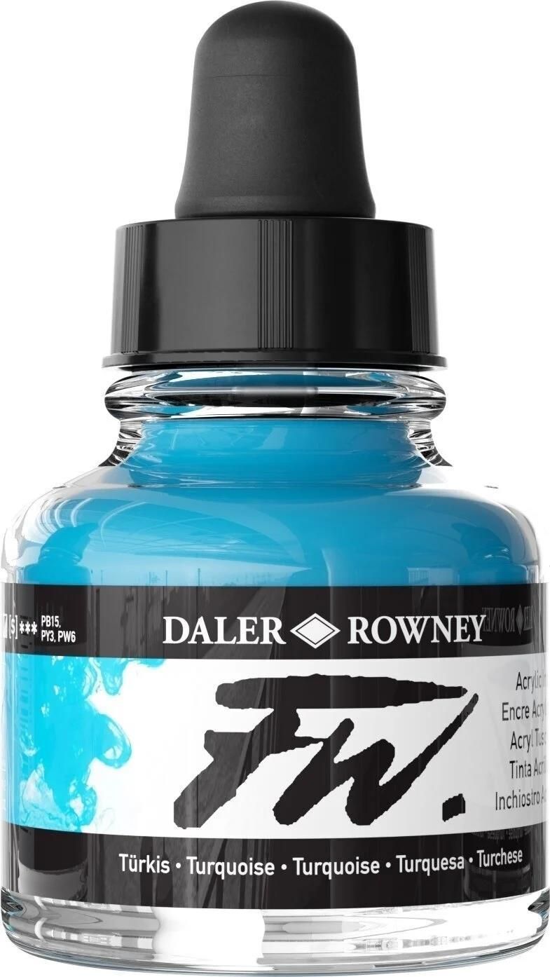Daler Rowney Fw Atrament Akrylowy Turquoise 29,5ml 1szt. - Ceny i ...