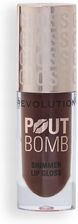 Makeup Revolution Shimmer Gloss Błyszczyk Do Ust Z Połyskiem Odcień Chocolate Sparkle 4.5ml