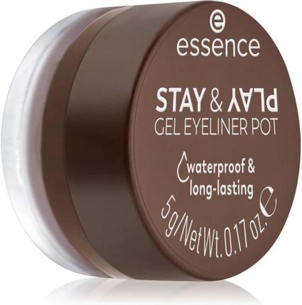 Essence Stay & Play Eyeliner Odcień 02 Brown 5g