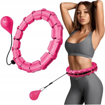 Hula Hop Z Obciążeniem Odchudzające Składane Fit Przyrząd Do Ćwiczeń 45Cm