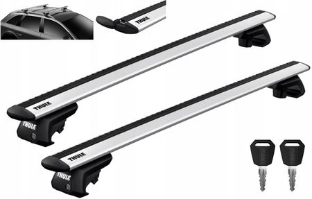 Thule Bagażnik Evo Raised Rail 7104 + 7113 Evo 127 Cm Toyota Land Cruiser Prado J250 2024