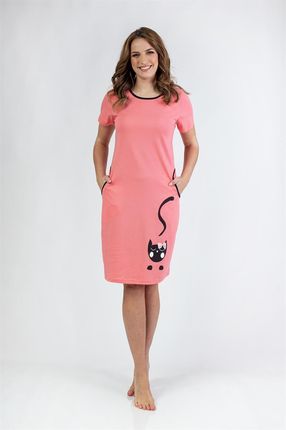 Koszula nocna Regina 152 różowa duże rozmiary