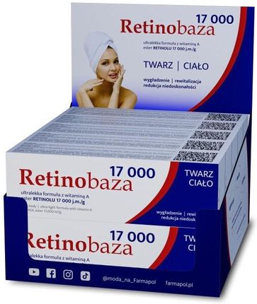 Retinobaza 17000 krem display 9+1,10 x 30g DARMOWA DOSTAWA OD 300 ZŁ