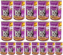 Whiskas Mokra Karma Dla Dorosłych Kotów W Sosie Z Kurczakiem 18X400G