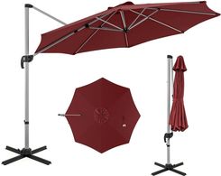 Costway Okrągły Parasol Ogrodowy 339cm Czerwony Np11585Re