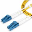 Startech 2m (6.6ft) LC to (UPC) OS2 Single Mode Duplex Fiber Optic Cable patch 2 m Żółty meter (SMDOS2LCLC2M)