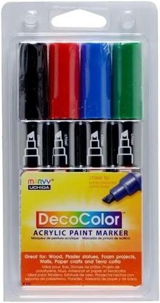 Marvy Markery Akrylowe Primary 4 Kolory