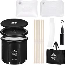 Zdjęcie NILS Przenośna Wanna Beczka Regeneracyjna Basen Do Morsowania ICE TUBE 392 L - Recz