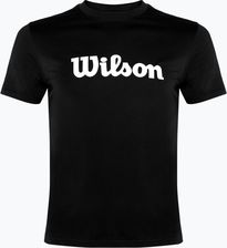 Zdjęcie Wilson Koszulka Tenisowa Męska Team Graphic Black Script Czarny - Tłuszcz