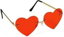 Zdjęcie Partydeco Okulary Serduszka Z Perłami Różowy - Warta