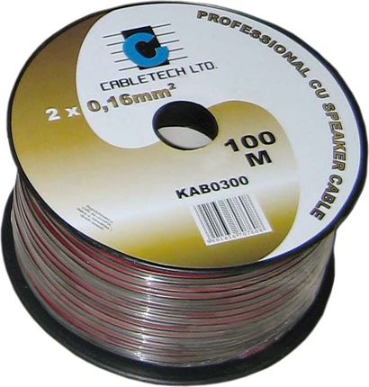 Cabletech Kabel głośnik.1,0mm 100m (KAB0314)