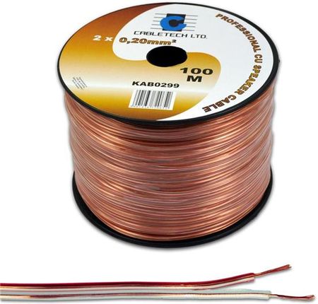 Cabletech Kabel głośnikowy 0,2mm 100m (KAB0299)