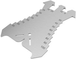 Zdjęcie Szablon rysik traserski znacznik do blachy 5-100 mm Tiger Tools - Piaseczno