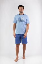 Zdjęcie Piżama męska Regina 474 niebieski - Żabno