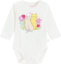 Zdjęcie Cool Club, Body dziewczęce z długim rękawem, ecru - Płoty