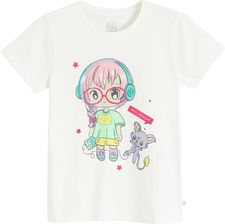 Zdjęcie Cool Club, T-shirt dziewczęcy, biały - Wrocław