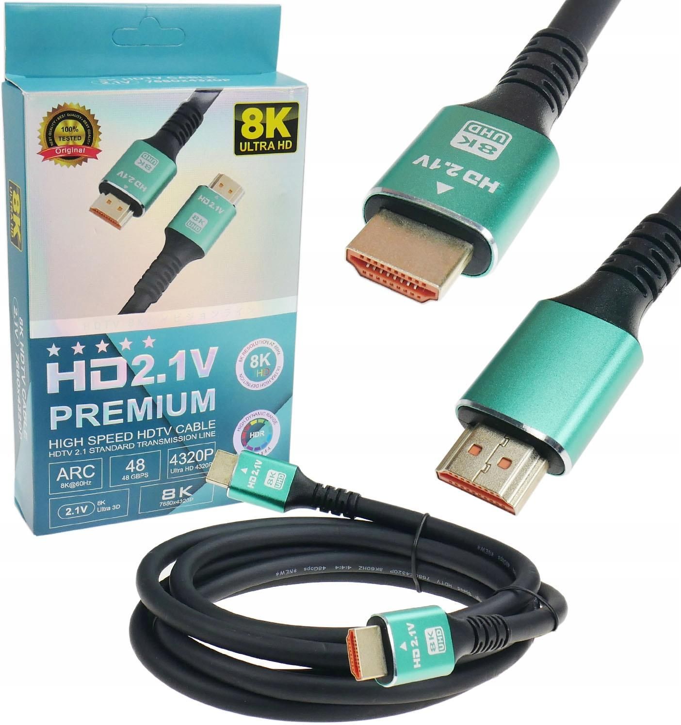 Kabel HDMI Ultra High Speed 8K 2m - Opinie i ceny na Ceneo.pl