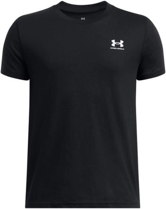 Chłopięcy t-shirt basic Under Armour UA B Sportstyle Lc SS - czarny