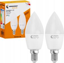 Zdjęcie Żarówka LED E14 10W 3000K świeczka 2 szt. VERGIONIC - Starogard Gdański