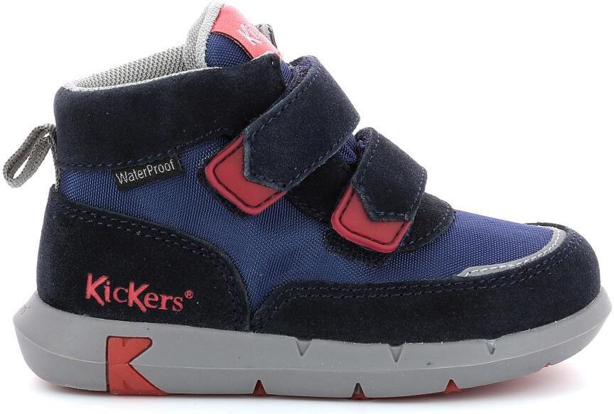 Sneakers Hautes Junibo Pour Garçon - Tige Cheville, Fermeture Scratch, Semelle Plate, Largeur Moyenne