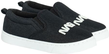 Cool Club, Trampki slip on chłopięce, czarne, NASA