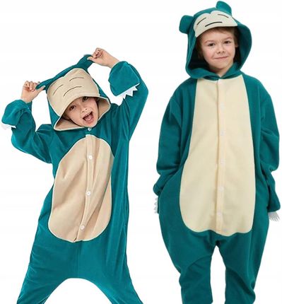 Piżama Onesie Kigurumi Kostium Przebranie Pokemon Snorlax 135 145cm