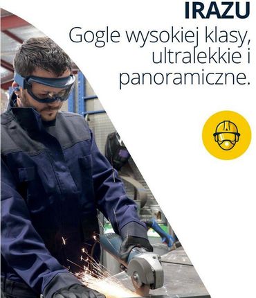 Delta-Plus Irazu - Gogle Z Poliwęglanu Ab* Ar* - zdjęcie 3