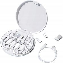 Zdjęcie ZESTAW ADAPTERÓW 5w1 SZPILKA DO TELEFONU W ETUI USB-C MICRO USB USB TYP A - Tłuszcz