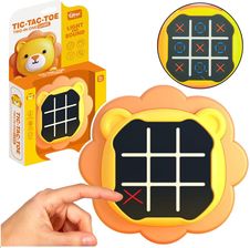Zdjęcie Lean Toys Gra Elektroniczna 3w1 Kółko i Krzyżyk Memory Lew Pomarańczowy - Miechów