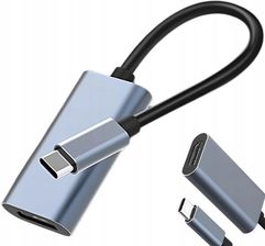 ADAPTER PRZEJŚCIÓWKA KABEL USB-C NA HDMI 4K 60Hz 18CM USB 3.1-C DO LAPTOPA
