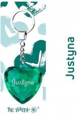Zdjęcie Brelok Serce Justyna - Krzywiń