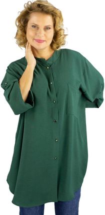 Elegancka koszula bluzka oversize ze stójką ANNA