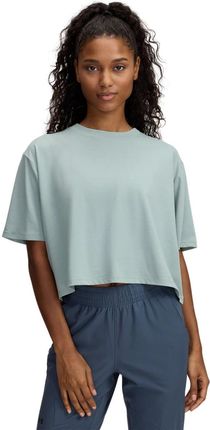Damski t-shirt crop-top Under Armour UA Rival SS - zielony