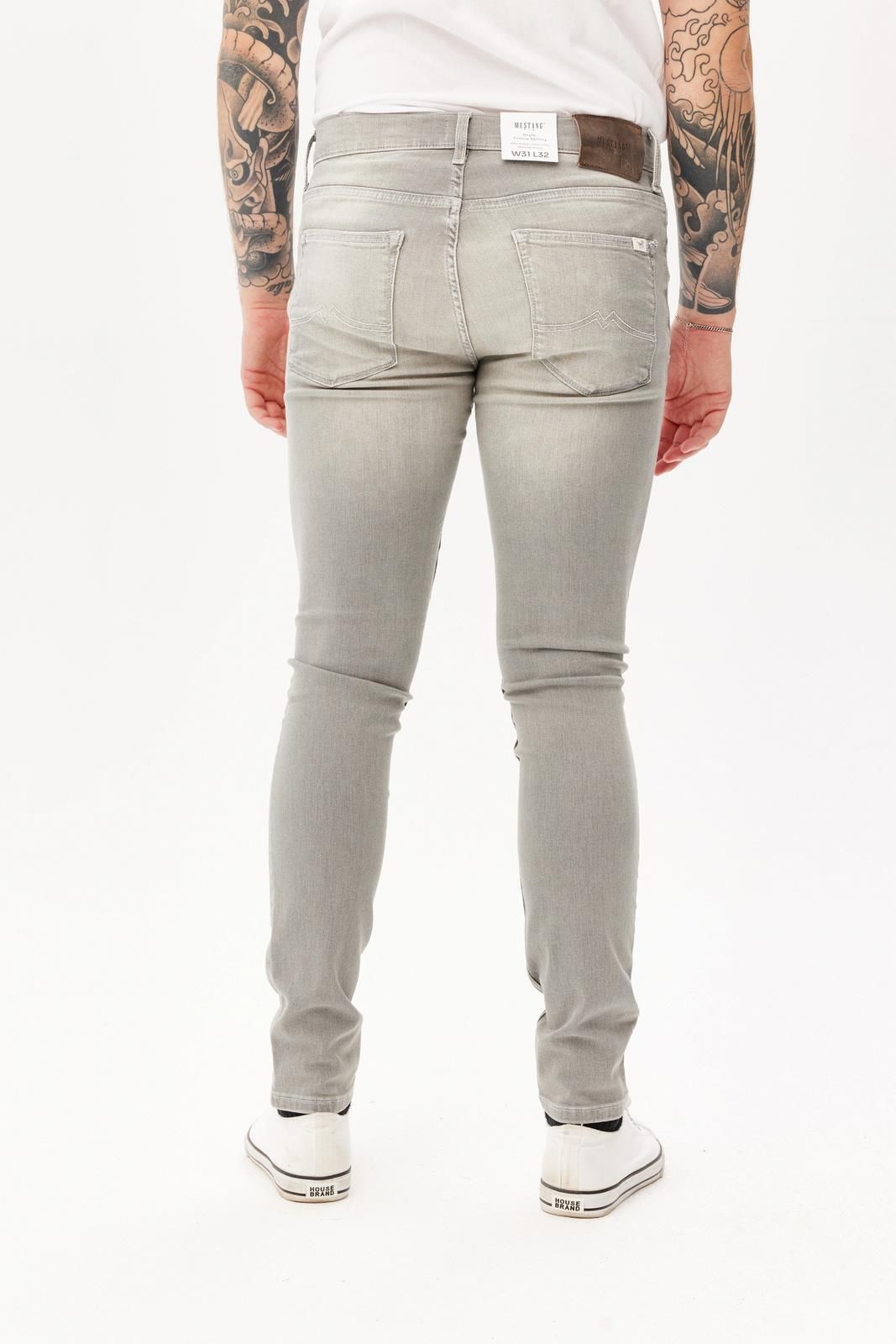 MUSTANG Herenstijl Frisco skinny jeans, diepzwart 983, 33W / 30L, Diepzwart 983, 33W x 30L