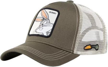 Czapka z daszkiem męska Capslab Bunny Looney Tunes Trucker Cap CL-LOO-1-BUN2 Szary