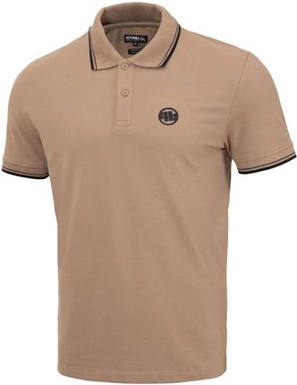 Koszulka polo męska Pit Bull Regular Stripes Brązowa