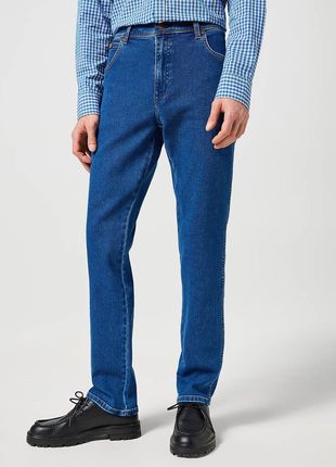 WRANGLER TEXAS SLIM MĘSKIE SPODNIE JEANSOWE JEANSY DŻINSY MIDNIGHT SHADOW 112358223