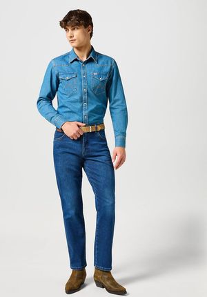 WRANGLER MĘSKA KOSZULA WESTERN SHIRT SEAFOAM SURF 112357194