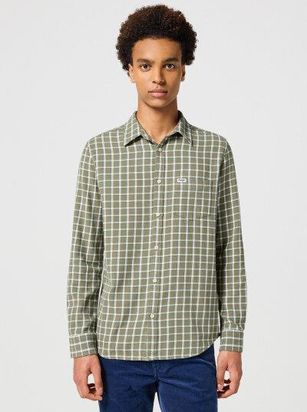 WRANGLER MĘSKA KOSZULA 1 PKT SHIRT DUSTY GREEN 112356770