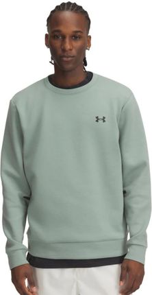 Męska bluza dresowa nierozpinana bez kaptura Under Armour UA Unstoppable Flc Crew Eu - zielona