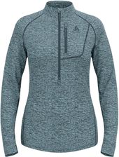 Zdjęcie Odlo Bluza Techniczna Damska Tencia Mid Layer 1/2 Zip Niebieskie - Łaziska Górne