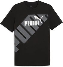 Koszulka męska Puma POWER GRAPHIC czarna 67896001 - zdjęcie 1
